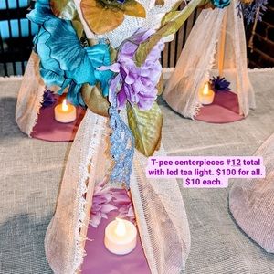 T-pee centerpieces